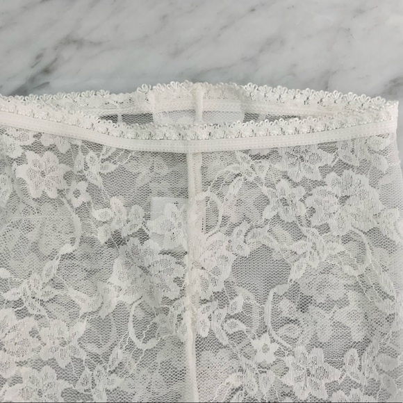 Baby Bella Maya Lace Footless Tights / Leggings White 18 months - Picture 3 of 11